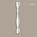 Demi - balustre profhome 471211 moulure exterieure balustrade elément de façade style néo - classicisme ... Demi - balustre profhome 471211 moulure exterieure balustrade elément de façade style néo - classicisme ...