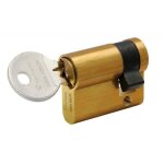 Demi cylindre - 30 x 10 mm - first 5000 - s'entrouvrant - laiton poli vachette