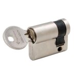 Demi cylindre - 30 x 10 mm - first 5000 - s'entrouvrant - nickel� vachette