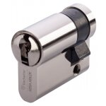 Demi - cylindre vari� en laiton nickel� type hdi + - 5 goupilles - 3 cl�s - 30x10mm - simple vachette ...