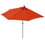 Demi parasol semi - circulaire balcon terrasse uv 50 + polyester / aluminium 3kg avec une port�e de 300 ...