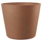 Deroma pot de fleurs origin - 57, 5 x 48 cm - 85 l - a roulettes - terre cuite