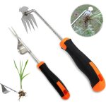 Desherbeur manuel en acier inoxydable, 2 pièce arrache mauvaise herbe avec poignée, arrache pissenlit ... Desherbeur manuel en acier inoxydable, 2 pièce arrache mauvaise herbe avec poignée, arrache pissenlit ...