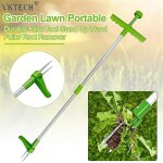 Désherbeur portable à long manche, désherbant pour jardin, pelouse, extérieur, cour, extracteur de racines ... Désherbeur portable à long manche, désherbant pour jardin, pelouse, extérieur, cour, extracteur de racines ...