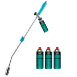 Desherbeur thermique brule herbes + 4 cartouches de gaz 227gr kz garden