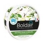 Désodorisant destructeur d' odeurs gel senteur thé blanc vanille 300gr boldair Désodorisant destructeur d' odeurs gel senteur thé blanc vanille 300gr boldair