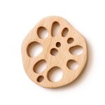 Dessous de verre creux en forme de racine de lotus, cratif, anti - brlure, antidrapant, isolation ...