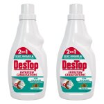 Destop lot de 2 gels entretien canalisations parfum pin intense - 750 ml