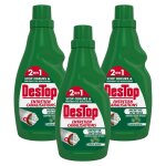 Destop lot de 3 gels entretien canalisations - fosse septique - 750 ml parfum menthe