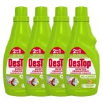 Destop lot de 4 gels entretien canalisations javel parfum fracheur agrumes - 750 ml