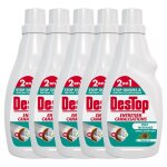 Destop lot de 5 gels entretien canalisations parfum pin intense - 750 ml