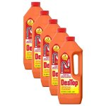 Destop lot de 5 gels sp�cial cuisine d�boucheur canalisation flacon de 1 l