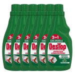 Destop lot de 6 gels entretien canalisations - fosse septique - 750 ml parfum menthe