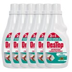 Destop lot de 6 gels entretien canalisations parfum pin intense - 750 ml