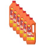 Destop lot de 6 gels sp�cial cuisine d�boucheur canalisation flacon de 1 l