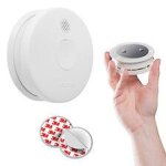 D�tecteur de fum�e nf autonomie 5 ans garantie 3 ans - 5tc1292 - 6 + support aimant� - siemens