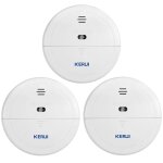 Dtecteur de protection de fume sans fil 433mhz, capteur d'incendie de fume pour systme d'alarme de ...