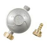 Detendeurs gaz butane. filet�s avec valve de s�curit� et t�tine cannel�e � �crou mobile.