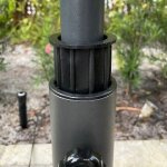 (deux jeux de supports de base) bouchon de trou de parasol de table de patio, flexible et facile � installer, ...