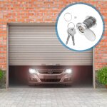Déverrouillage porte de garage, 1 jeu serrure porte de garage, serrure de porte battante serrure de porte ... Déverrouillage porte de garage, 1 jeu serrure porte de garage, serrure de porte battante serrure de porte ...
