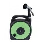 D�vidoir portable tout �quip� 10m tuyau arrosage + pistolet 8 jets + raccord cap vert