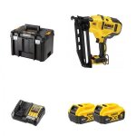 Dewalt dcn660p2 - qw cloueur de finition  batterie 16ga xr 18v 5, 0ah li - ion (sans charbon)