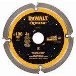 Dewalt lame denture diamant pour fibre de ciment et lamin�s, 165x20 mm, 4 dents - dt1471 - qz