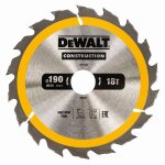 Dewalt lame de scie circulaire, 190 / 30 mm, 18 dents - dt1943 - qz