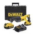 Dewalt - scie sabre 18v 2x4ah li - ion + coffret et changement lame sans cl - dcs380m2