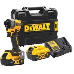 Dewalt visseuse  chocs ultra compacte 18v 5ah - dcf850p2t - qw