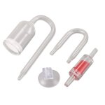 Promotion! diffuseur de co2 en verre pour plantes d'aquarium, ensemble de tubes en forme de u pour engrais ...