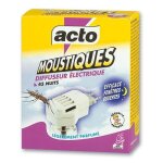 Diffuseur électrique anti - moustiques - 45 nuits + 1 recharge Diffuseur électrique anti - moustiques - 45 nuits + 1 recharge