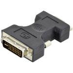 Digitus dvi / vga adaptateur [1x dvi mle 24 + 5 ples - 1x sub - d femelle 15 ples] noir blindage simple, ...
