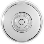 Dimbler - bouton poussoir carillon porcelaine blanche coque chrome réf. 60310813 - fontini Dimbler - bouton poussoir carillon porcelaine blanche coque chrome réf. 60310813 - fontini