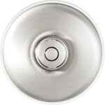 Dimbler - bouton poussoir carillon porcelaine blanche coque nickel satin� r�f. 60310513 - fontini