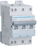 Disjoncteur 3p + n 6 - 10ka courbe d - 20a 3 modules hager ngt820