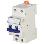 Disjoncteur diff�rentiel compact - mdc 45 - 1p&43n courbe c 25a type ac idn=0, 03a - 2 modules gw94009 ...