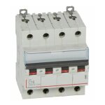 Disjoncteur dx3 4p c16 6000a / 10ka