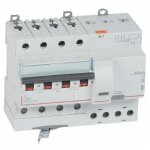 Disjoncteur dx3 4p c40 6000a ac 300ma 7m