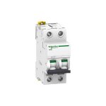 Disjoncteur ic60n 2p 2a courbe c schneider acti 9