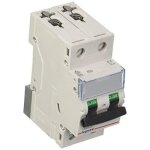 Disjoncteur - legrand - 403524 tx3 c6 a 2p - 6 ka - magneto - thermique - int�rieur