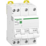 Disjoncteur modulaire schneider electric - resi9 3p + n - 20a courbe c - r9pfc720 - peignable