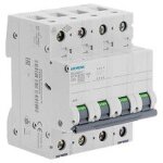 Disjoncteur tetrapolaire 20a courbe c - siemens
