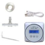 Dispositif d'irrigation goutte - a - goutte de jardin, pompe automatique, contr�leur, plante de fleur, ...