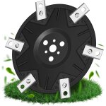 Disque  6 lames compatible avec worx landroid, m500 m700 wr167e wr141e vision m600, disque lame en fibre ...