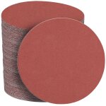 Disques abrasifs 150mm grain 120 papier poncer 50 pices no trous disque poncage pour ponceuse excentrique ...