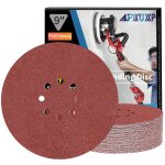 Disques abrasifs 225 mm papier abrasif grain 240 8 trous, revêtement abrasif antiadhésif pour ponceuse ... Disques abrasifs 225 mm papier abrasif grain 240 8 trous, revêtement abrasif antiadhésif pour ponceuse ...