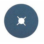 Disque abrasif - fibre zirconium - zf 713 - pour inox 125x22p36 b50 vsm