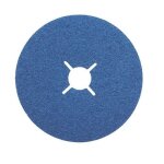 Disque abrasif - fibre zirconium - zf 713 - pour inox 125x22p50 b50 vsm