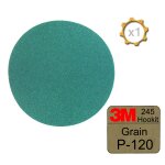 Disque abrasif hookit 3m 245 diamtre 150 grain 120 x 1